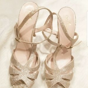 Kate Spade Gold Heels